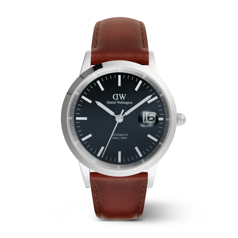 Daniel Wellington Silver 40mm Watch Iconic St Mawes Automatic | DW