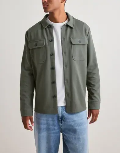 Only & Sons Only & Sons Onsnewkodyl Overshirt Sweat Noos Overshirts Grønn