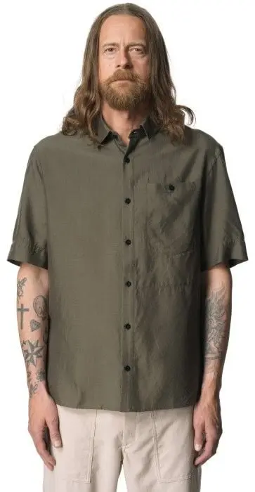 Houdini Houdini M's Tree Shortsleeve Shirt Dawn Green