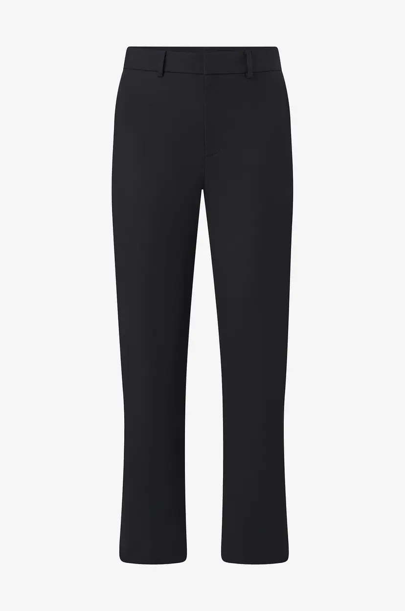Lauren Ralph Lauren Bukser Stretch Dbl Ctn-wvn - Svart