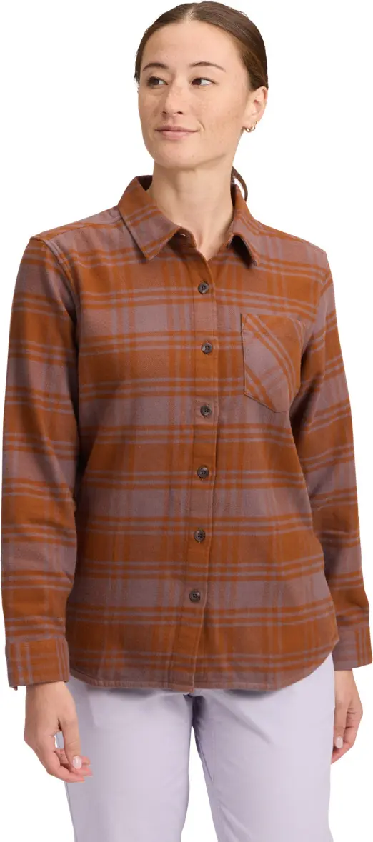 Black Diamond Black Diamond Women's Project Flannel Shirt Dark Mauve-clay