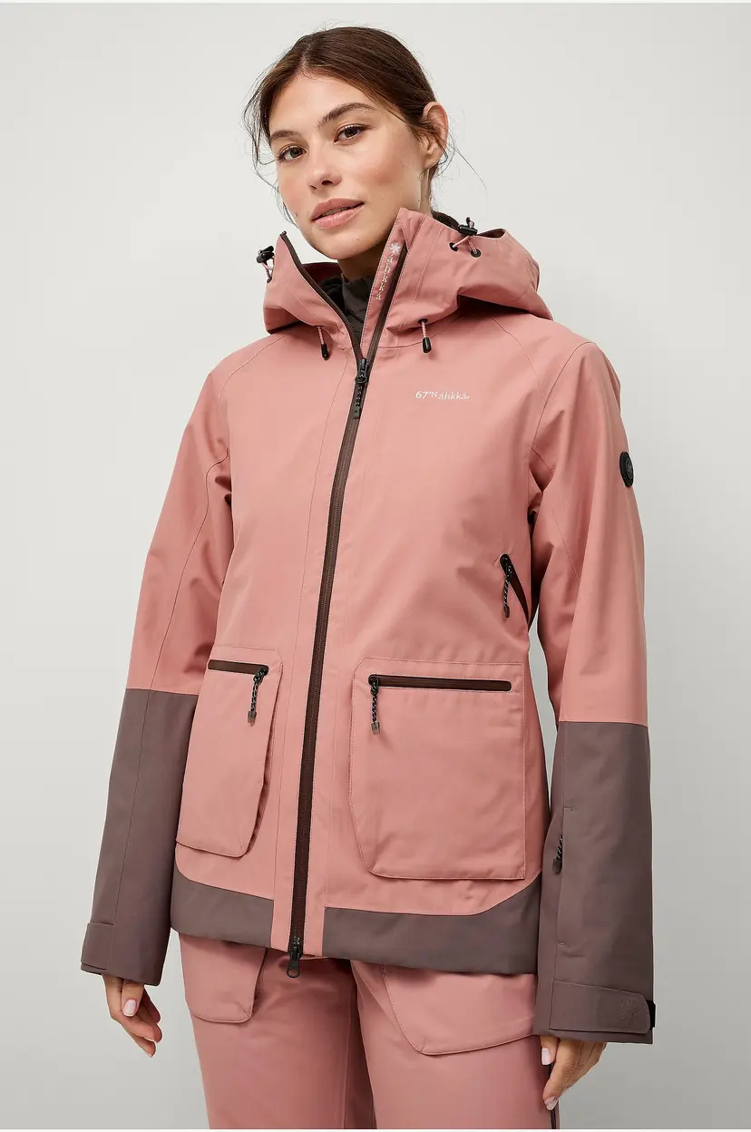 Áhkká Skijakke Ski Jacket W - Rosa