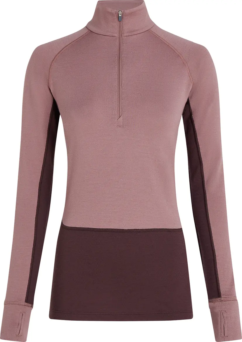 Icebreaker Icebreaker Women's Merino 260 ZoneKnit Long Sleeve Half Zip Java/Summit