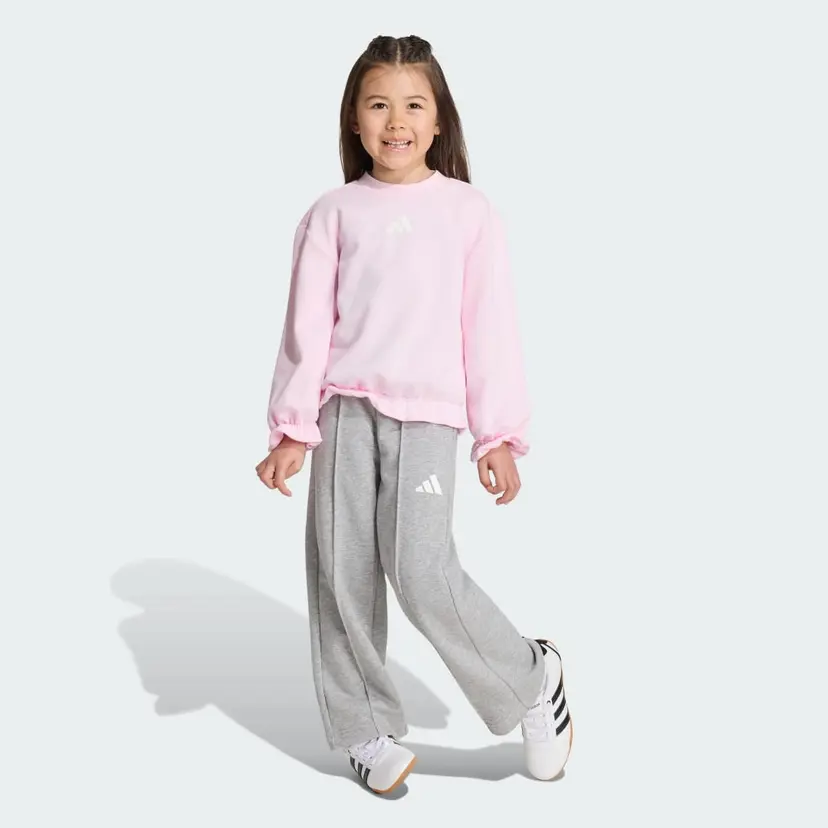 Adidas Seasonals Ruffles Little Girls Joggedress