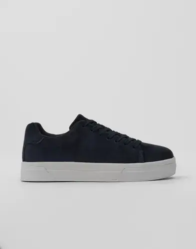Selected Men Selected Men Slmdavid Chunky Suede Sneaker 2.0 N Lave sneakers Blå