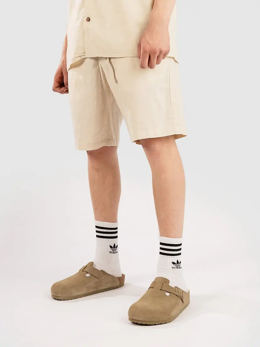 Anerkjendt Anerkjendt Akjames Cot-Linen-Vis Ela Shorts hvit