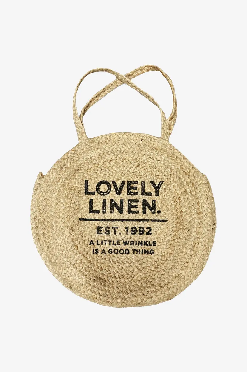 Lovely Linen Veske Breezy i jute - Beige