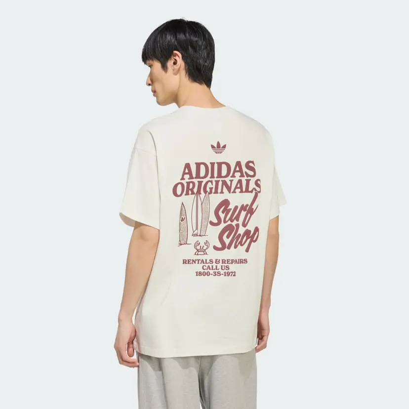 Adidas SURF SHOP GRAPHIC OVERSIZED T-SKJORTE