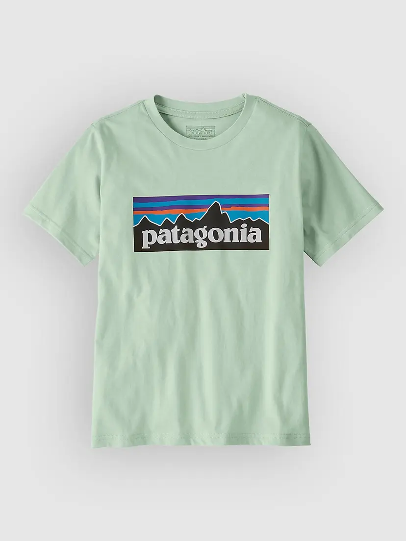 Patagonia Patagonia P-6 Logo Kids T-skjorte blå
