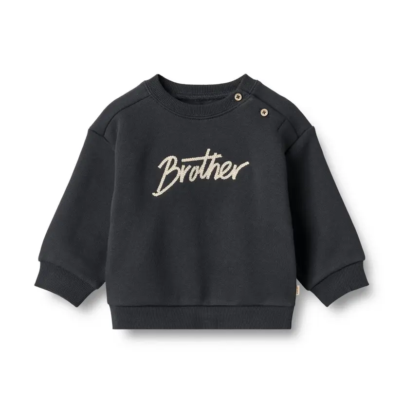 Wheat Wheat, Sweatshirt L/S Sander Baby, Navy