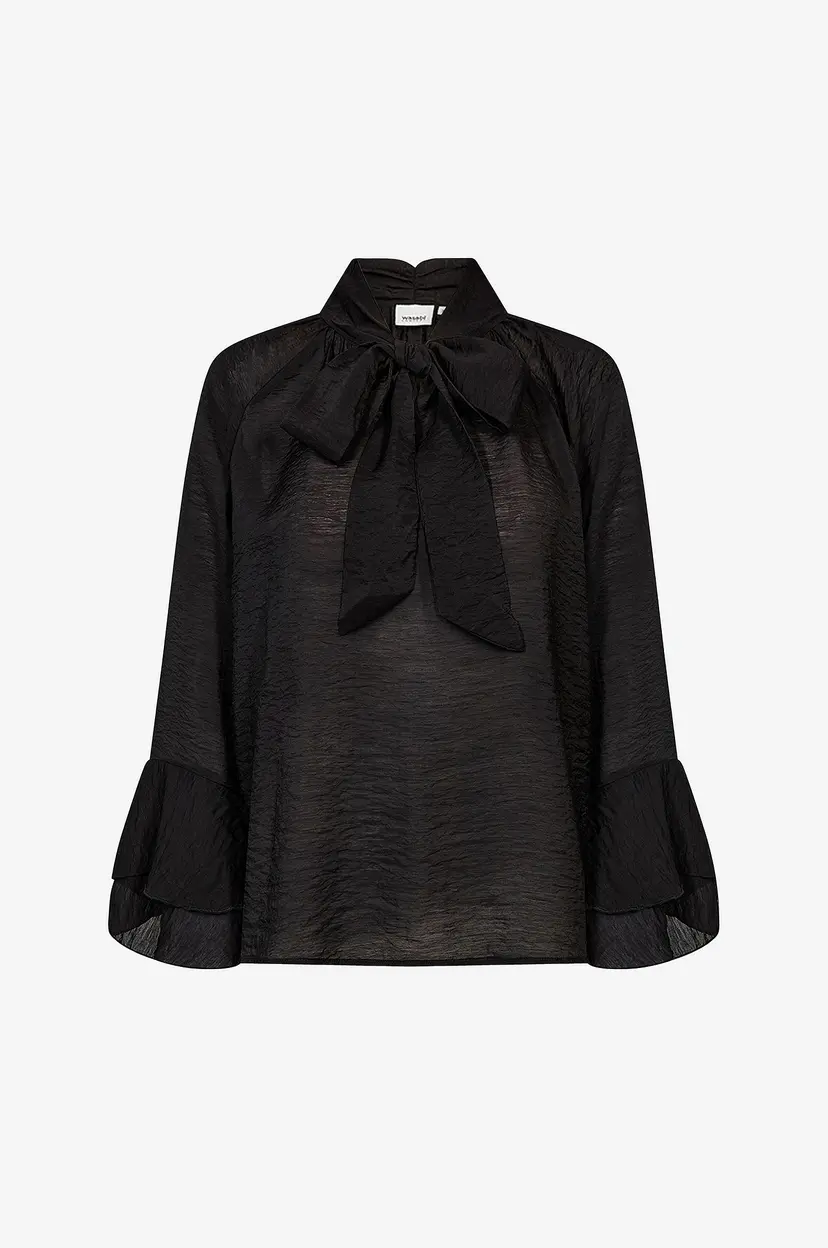 Wasabiconcept Bluse Wa-Judit 4 - Svart