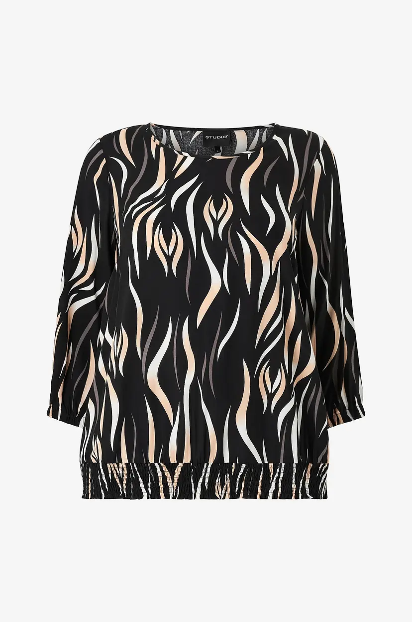 Studio Bluse sPamela Blouse - Svart