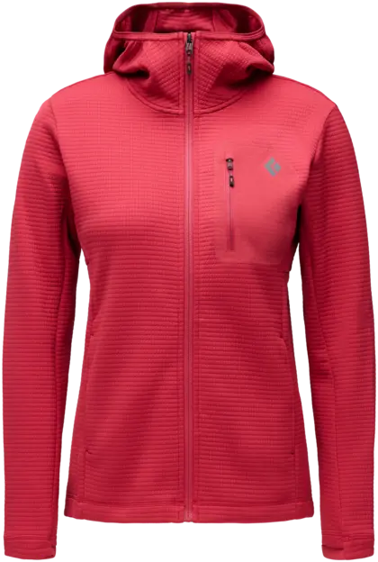 Black Diamond Black Diamond Women's Diverge Fz Hoody Mineral Red