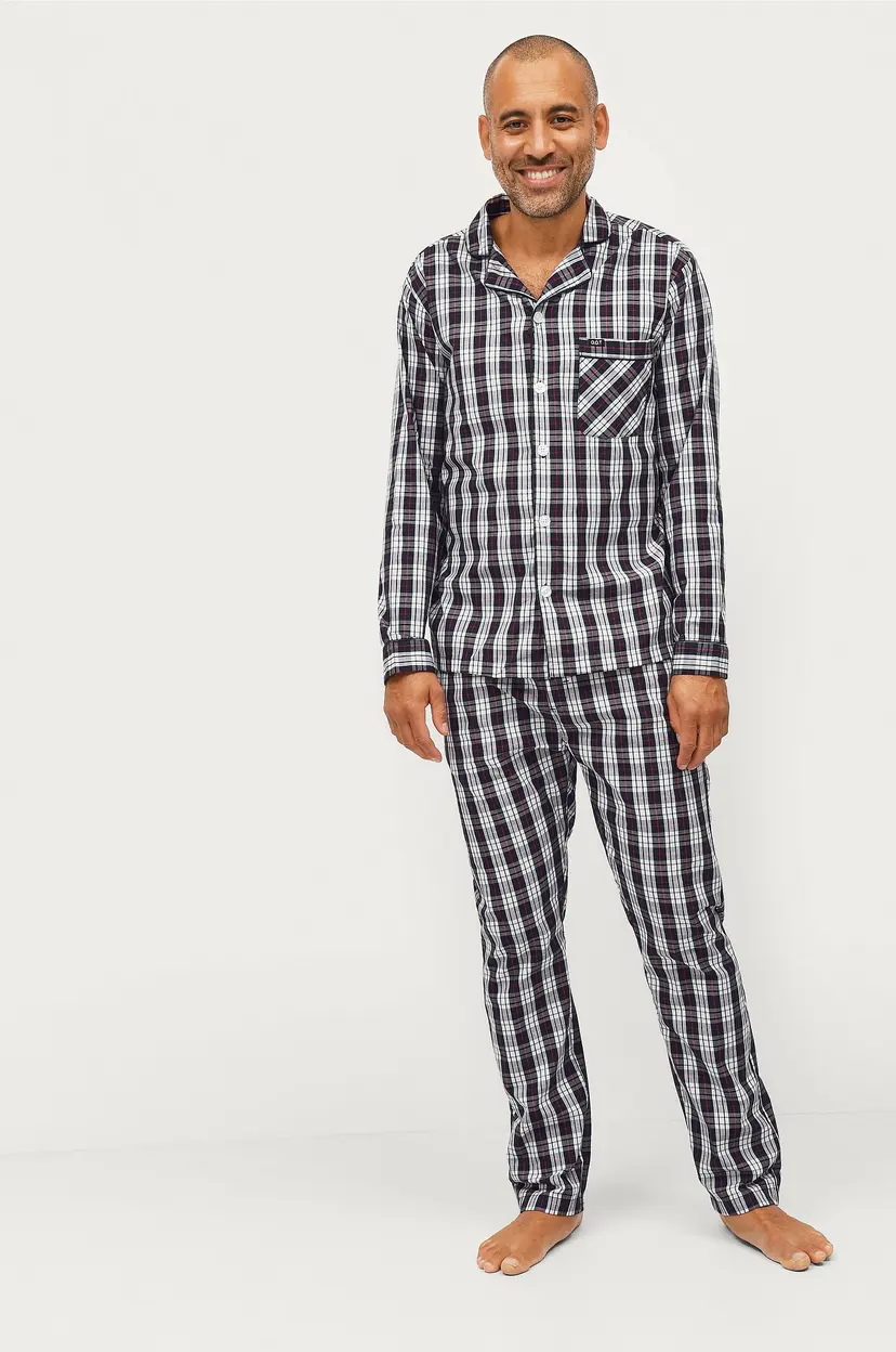 Ellos Collection Pyjamas Lance i poplin - Blå