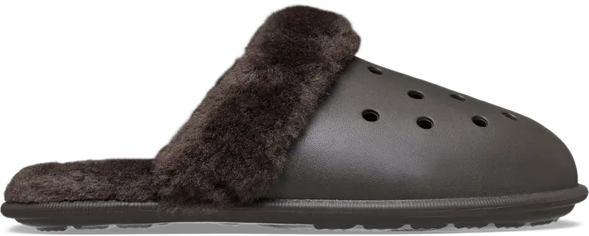 Crocs Crocs Classic Fuzz Scuff Dark Cocoa