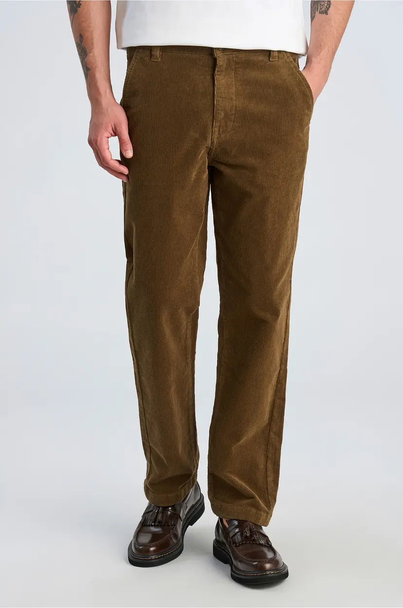 Lindbergh Manchester-bukser Superflex Corduroy Chino Pants - Grå