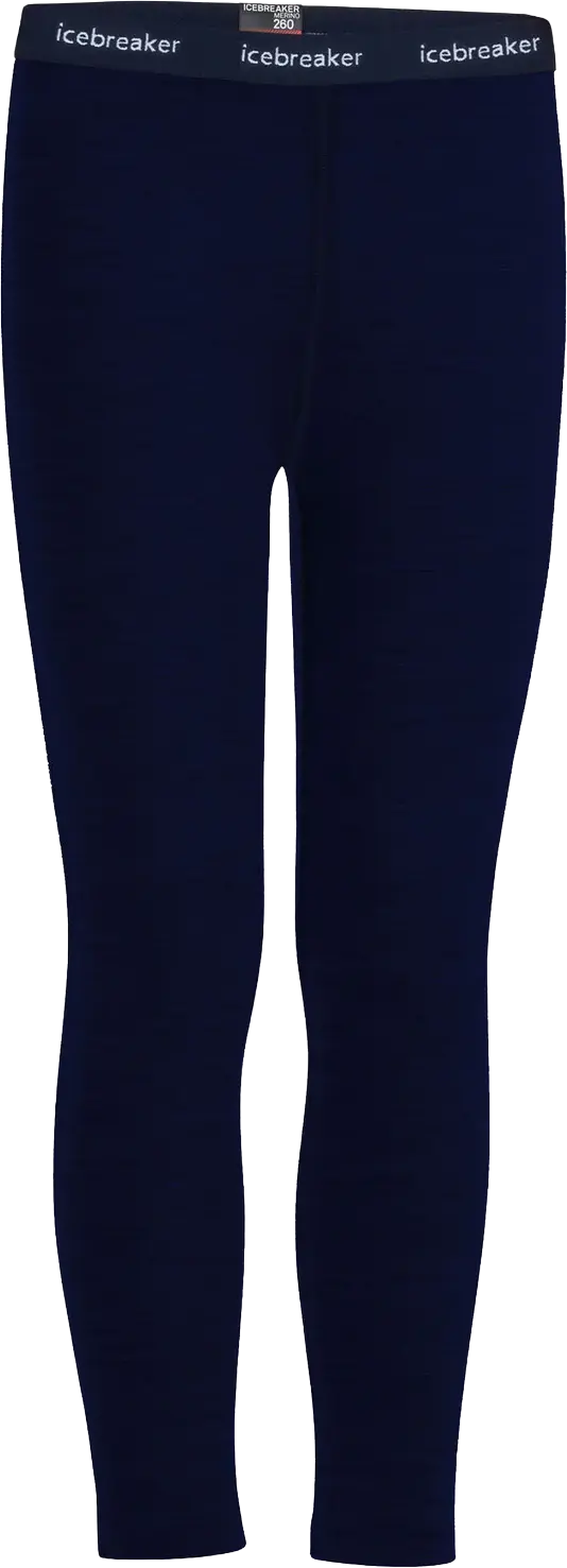 Icebreaker Icebreaker Kids' 260 Tech Leggings Midnight Navy