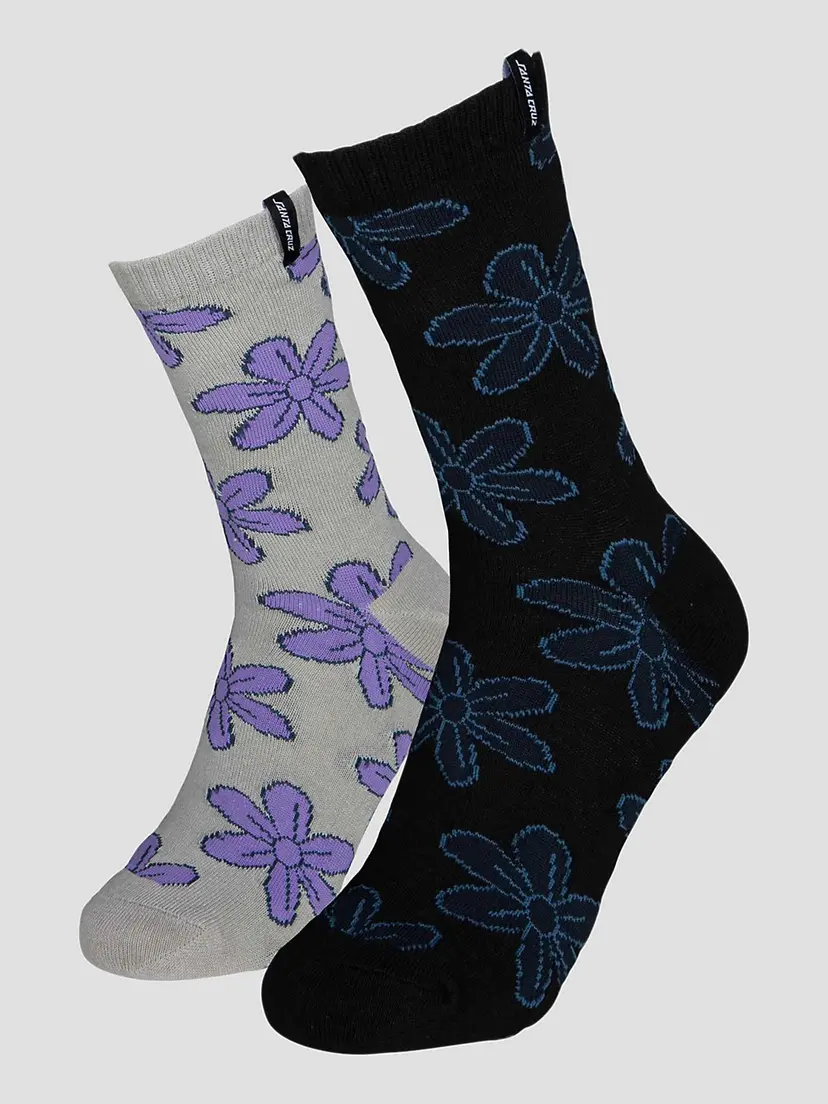 Santa Cruz Santa Cruz Flourish Daisy 2 Pack Sokker mønster