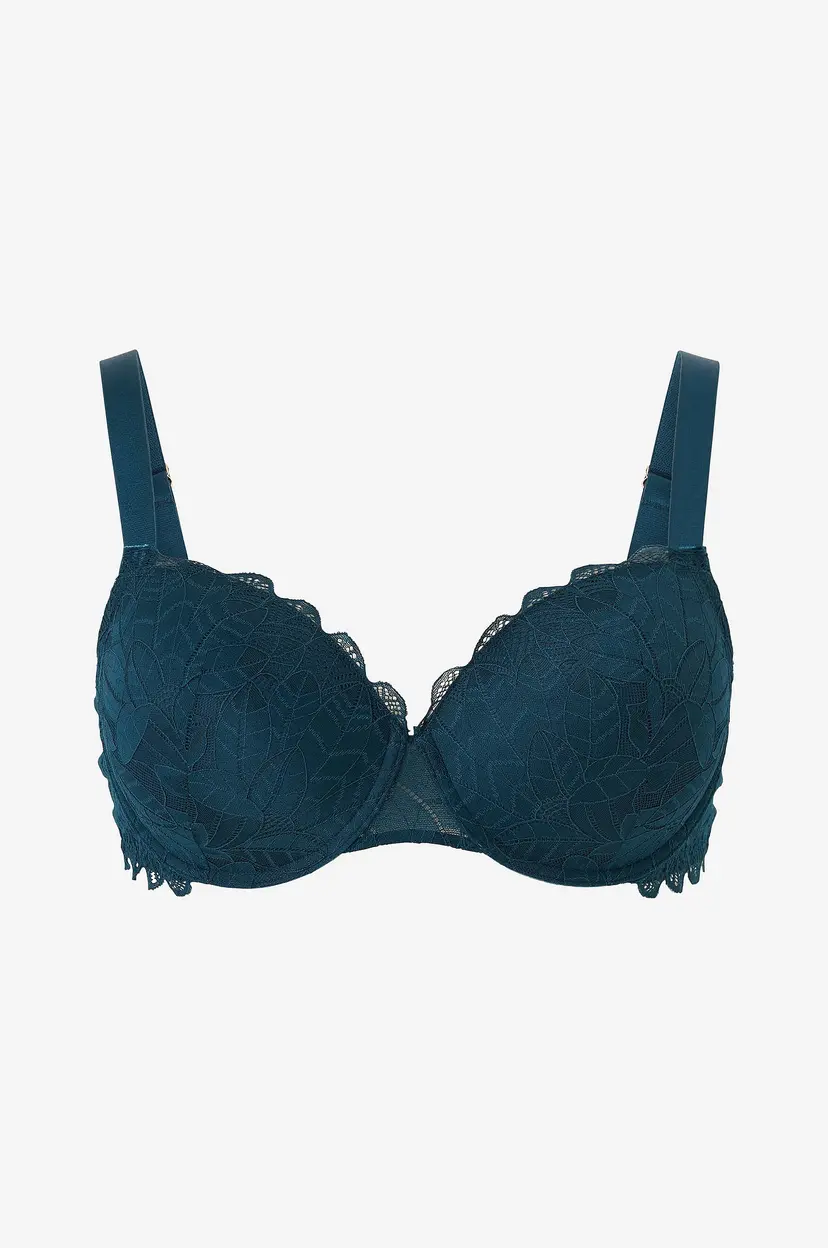 Zizzi Spile-BH lRachel, Cup Bra - Blå