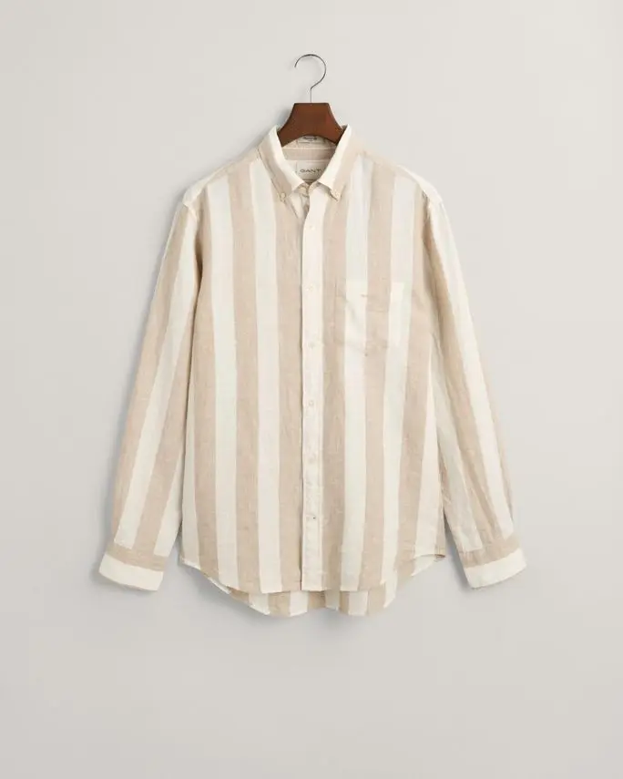 Gant REG BOLD STRIPE LINEN SHIRT