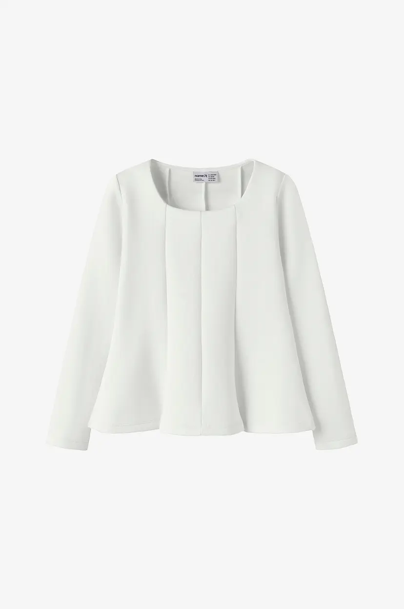 NAME IT Bluse Nkfofana Ls Top - Hvit