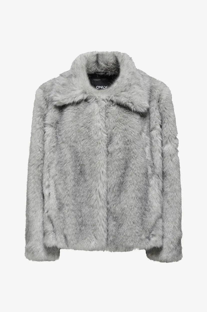 ONLY Jakke onlRubina Faux Fur Jacket - Grå