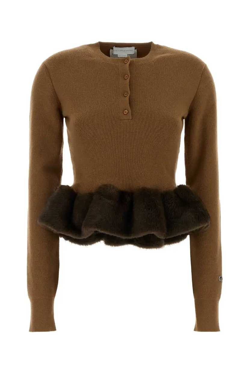 Stella McCartney Stella McCartney Strikkegensere – Brun