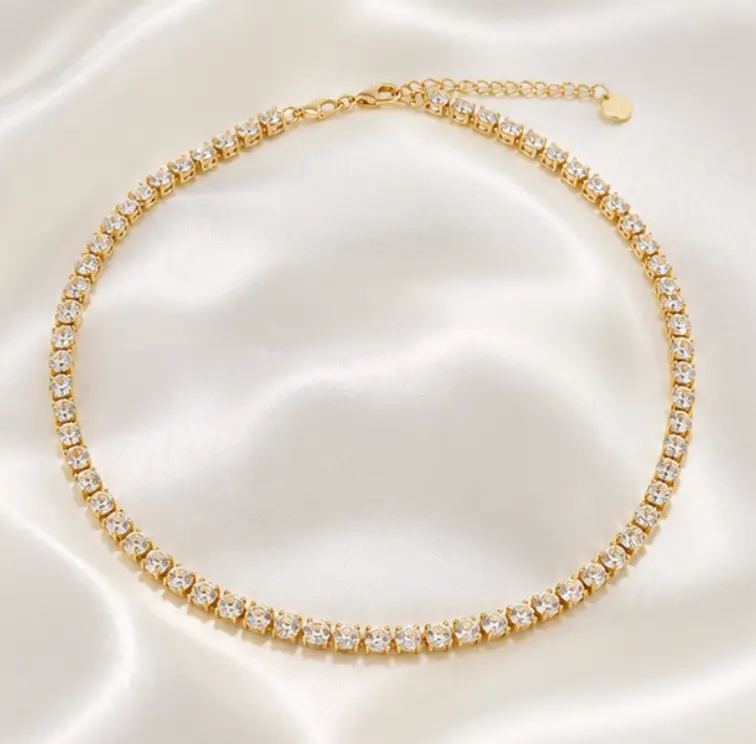 Aiyanna Eva Tennis Necklace
