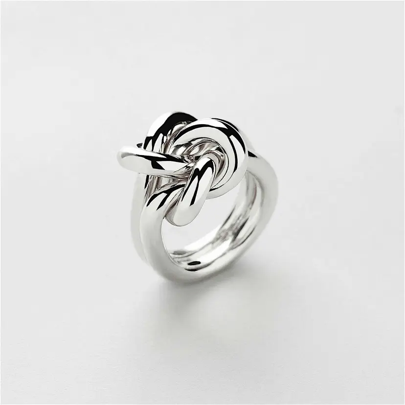 Safira Double Knot Ring (L)
