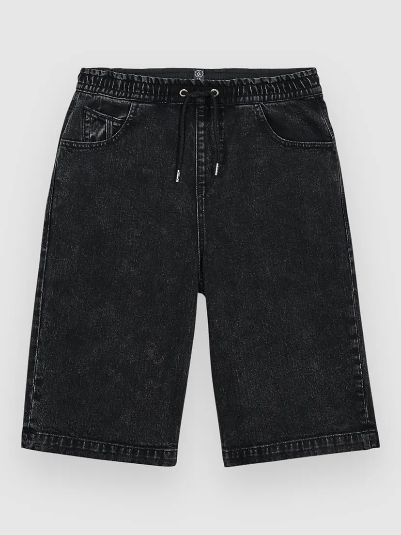 Volcom Volcom Freazy Loose Denim Ew Kids Shorts svart