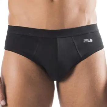 Fila FILA Basic Brief Svart bomull Medium Herre