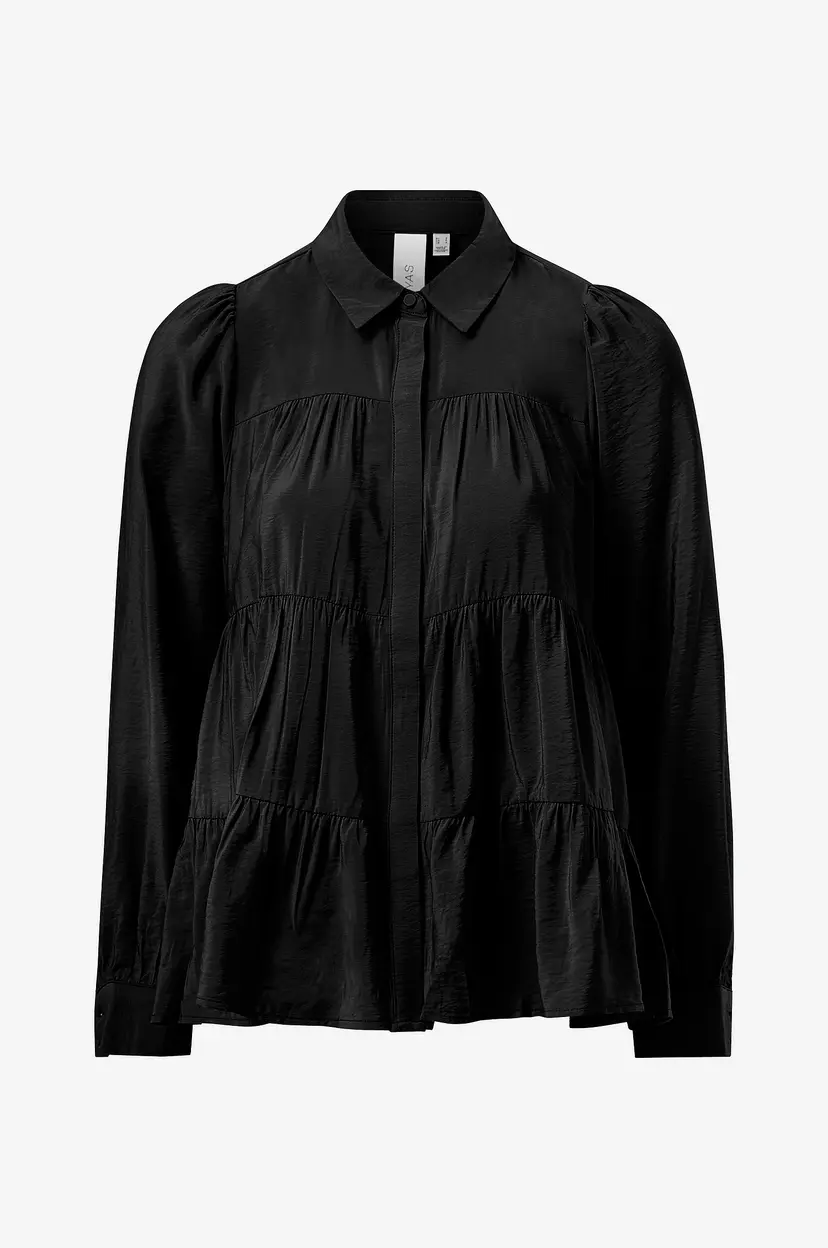 Y.A.S Bluse yasPala LS Shirt - Svart