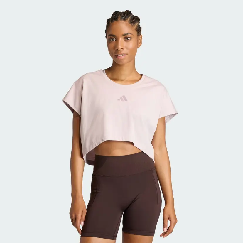 Adidas PrimeLift Workout Cropped Boxy 3-stripes Tanktopp