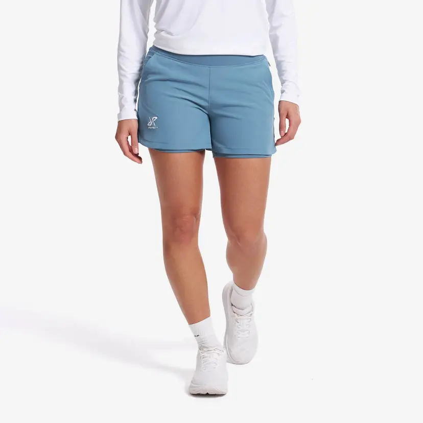 RevolutionRace Rise 2-in-1 Shorts Dame Captain's Blue