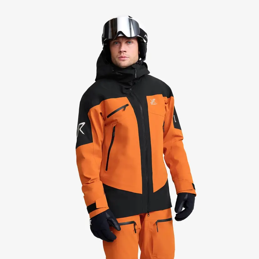 RevolutionRace Atlas 3L Ski Jacket Herre Hawaiian Sunset/Black