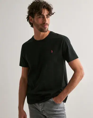 Polo Ralph Lauren Polo Ralph Lauren Custom Slim Fit Jersey Cr Kortermede t-shirts Svart