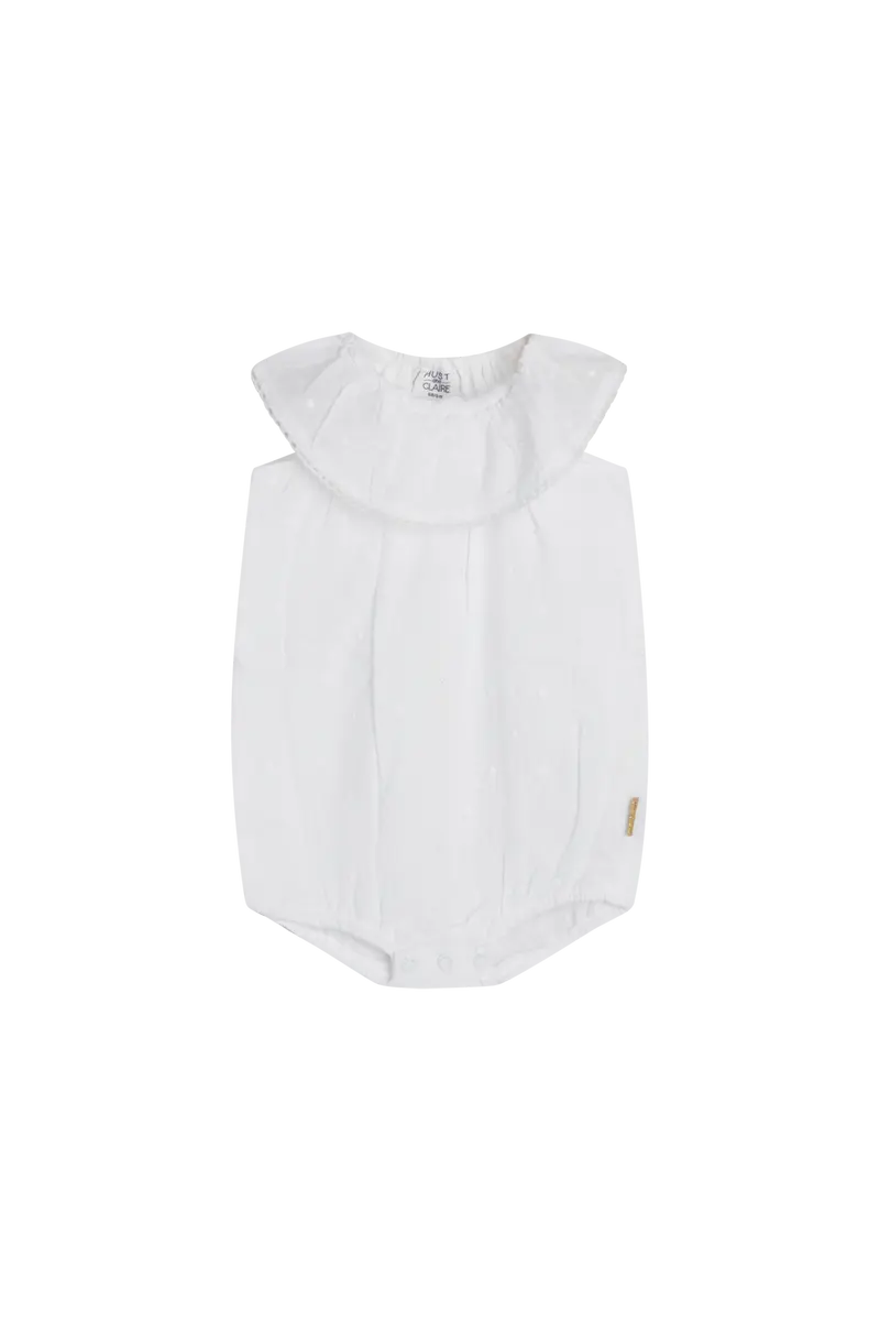 Hust and Claire Hust And Claire Magnolia Romper White (86 / 1,5 år)