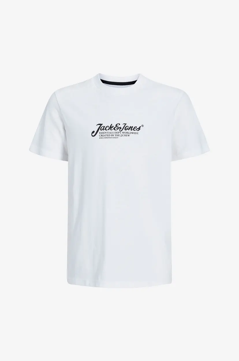 Jack & Jones Junior T-skjorte jjBeau Tee SS Crew Neck Jnr - Hvit