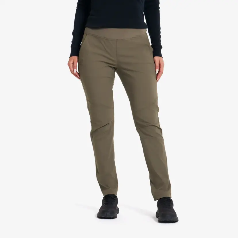 RevolutionRace Breezy Outdoor Stretch Pants Dame Light Moss Gray