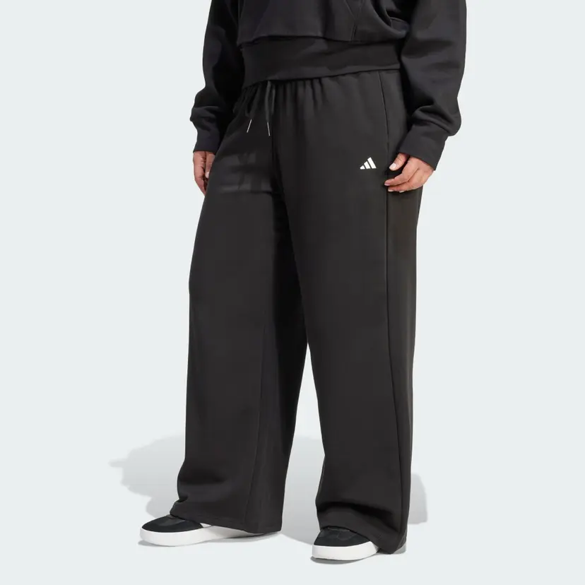 Adidas ESSENTIALS SMALL LOGO FEEL COZY OPEN HEM BUKSE (STORE STØRRELSER)
