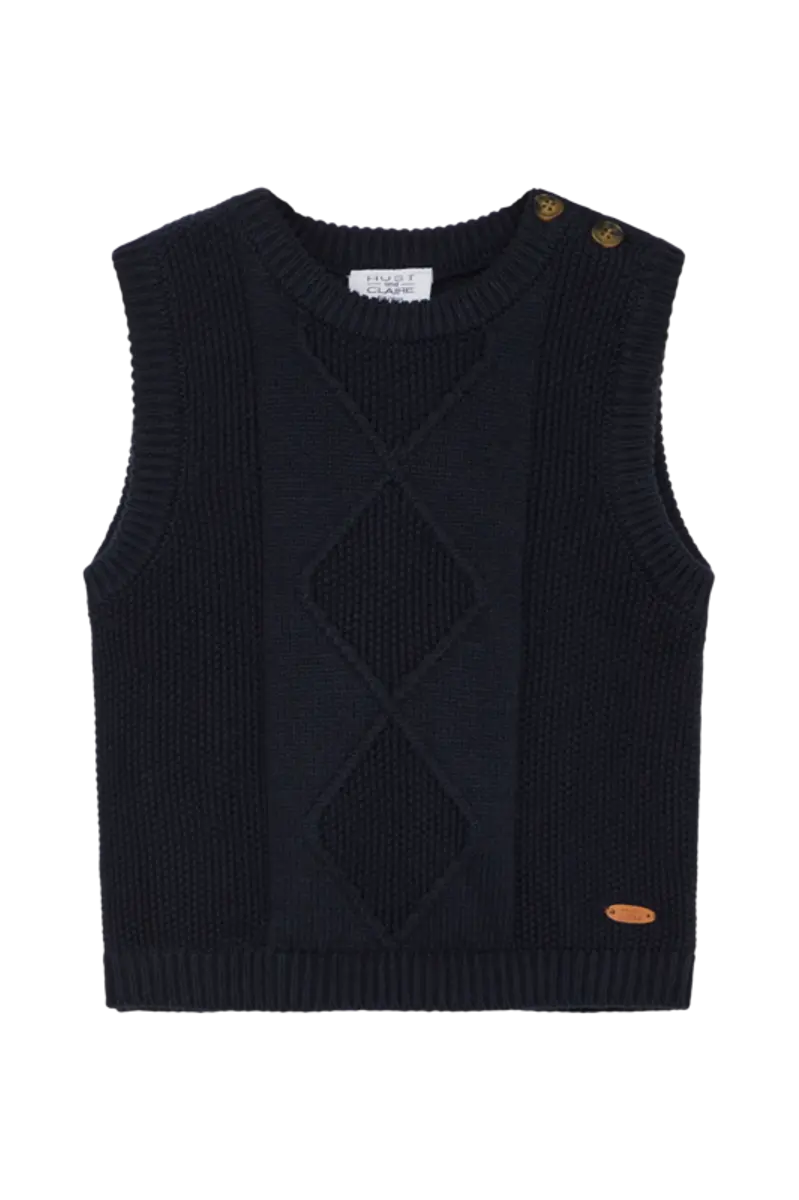 Hust and Claire Hust and Claire  Perrie Vest Navy (62 / 3 mnd)