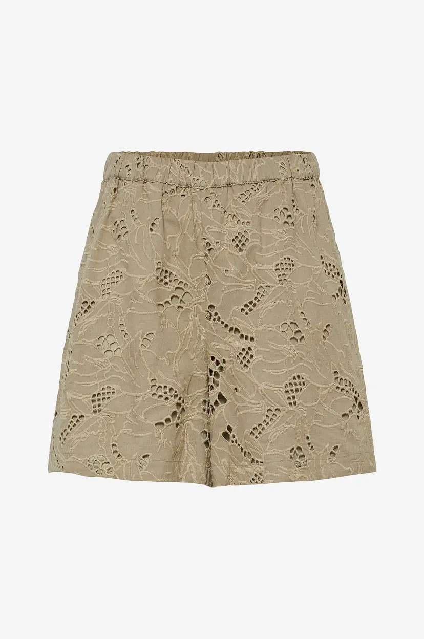 Y.A.S Shorts yasSagga HW Shorts - Beige