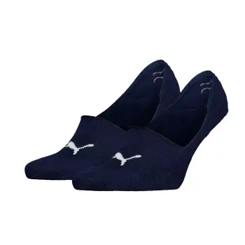 Puma Puma Strømper 2P Unisex Mid Cut Footie Socks Marine Str 43/46