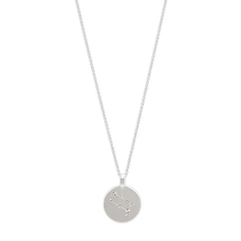 Pilgrim Pilgrim TVILLING stjernetegn-halskjede, sølvbelagt