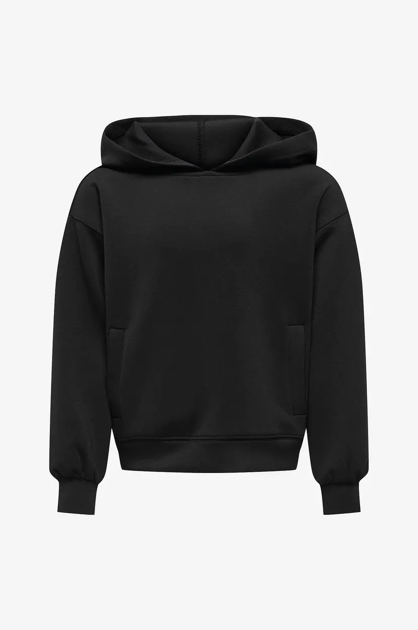 Kids Only Hettegenser kogAlina L/S Hood Swt - Svart