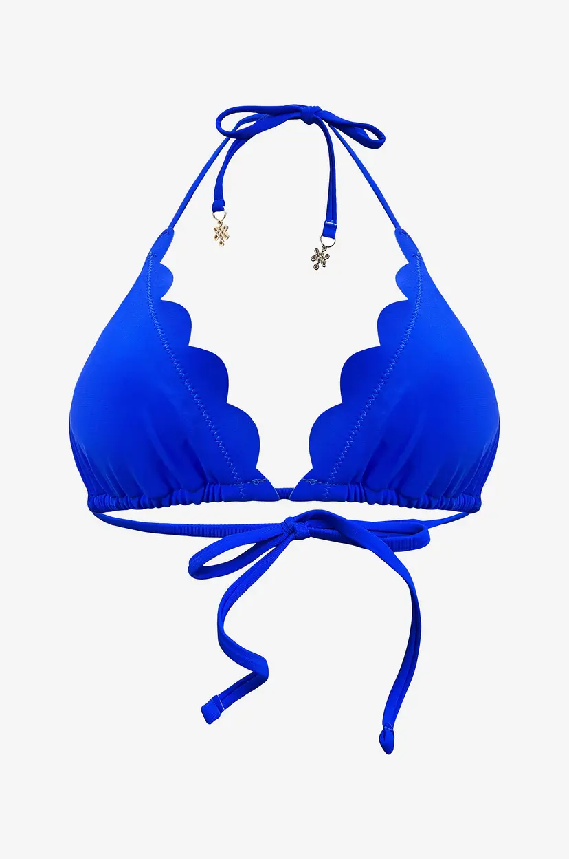 KAANDA Beach life Bikini BH New Venus Scallop Triangle Top - Blå