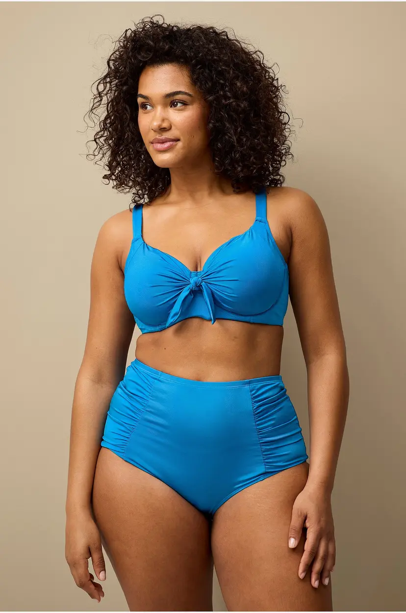 Ellos Plus collection Maxi bikinitruse med formende effekt - Blå
