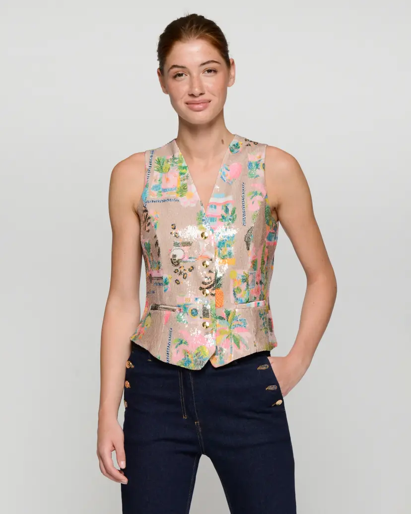 VilaGallo California Beige Vest