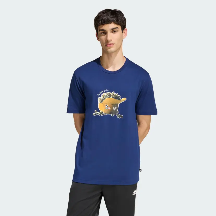 Adidas SNACK POPCORN GRAFIKK T-SKJORTE