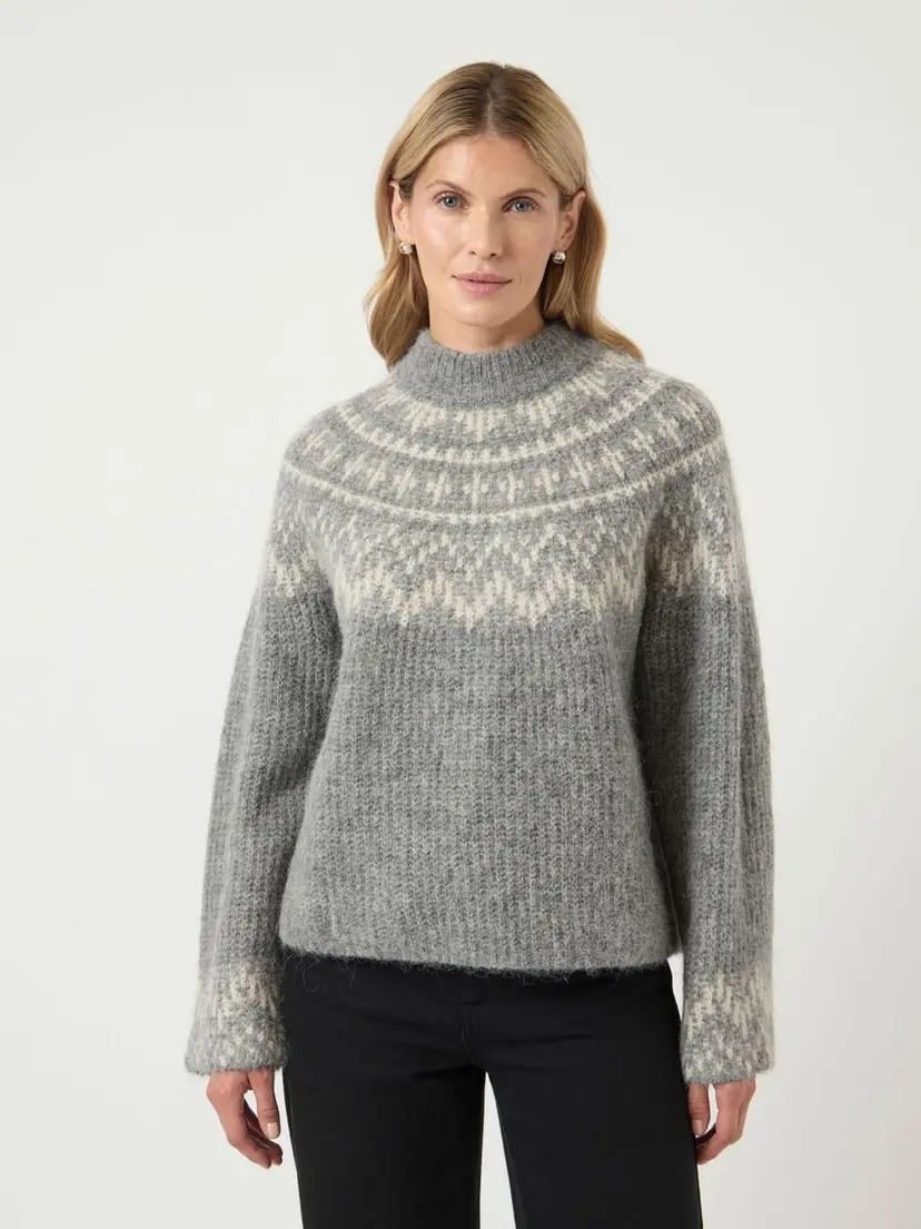 Y.A.S Yasliri LS Wool Blend Knit Pullover